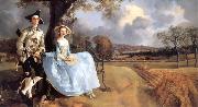 Thomas Gainsborough Portrait of Mr and Mrs Andrews oil on canvas